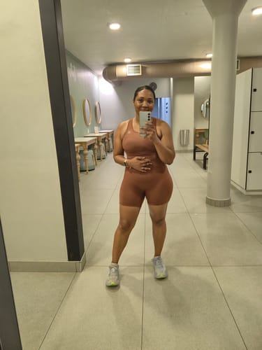 Customer photo review of Workout Set for Women Sports Outfits