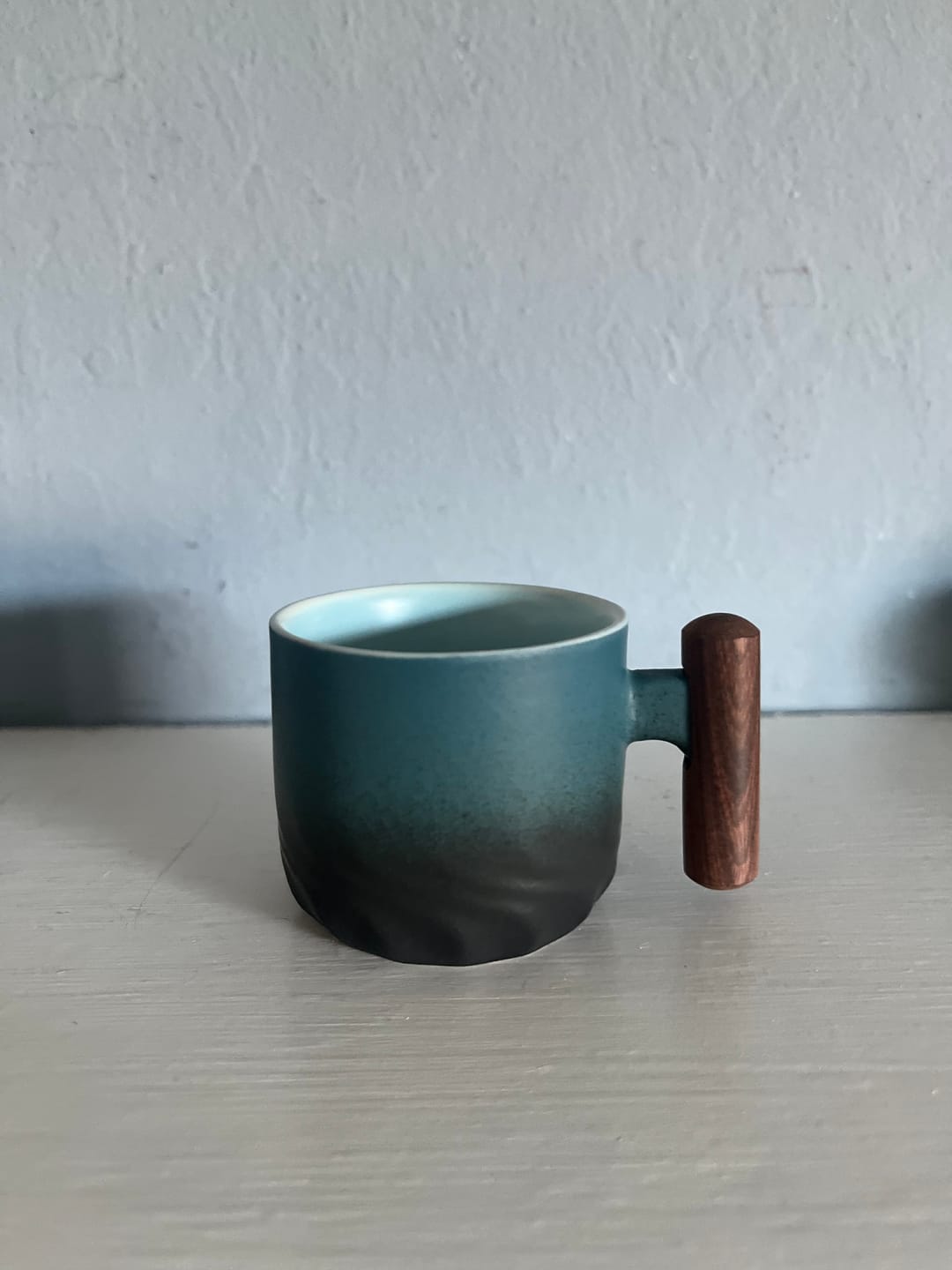 Customer photo review of Vintage Espresso Cups With Wooden Handle
