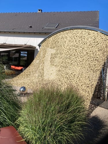 Customer photo review of Filet de camouflage renforcé sable