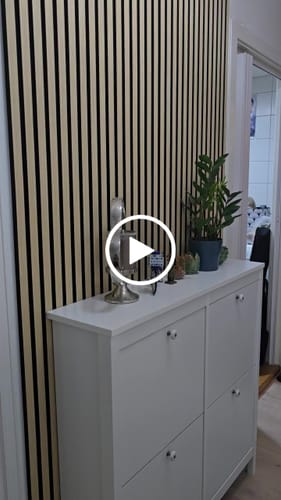 Kundeanmeldelse med video av 2-pk Nordisk eik selvklebende spileplate 240 x 60 x 2 cm