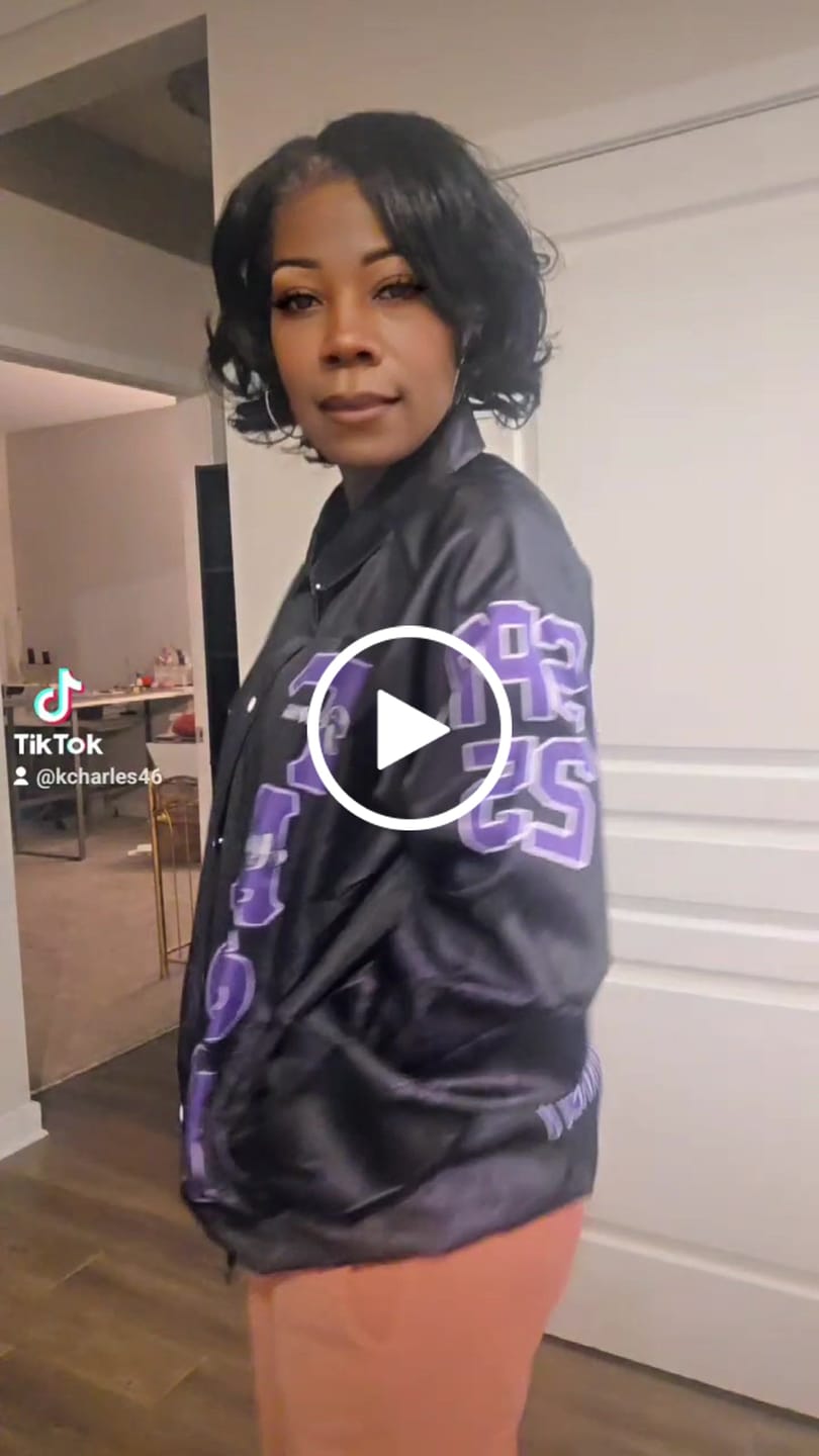 Customer video review of Personalized Gamma Alpha Phi Nu Crossing Jacket Gamma Alpha Phi Nu