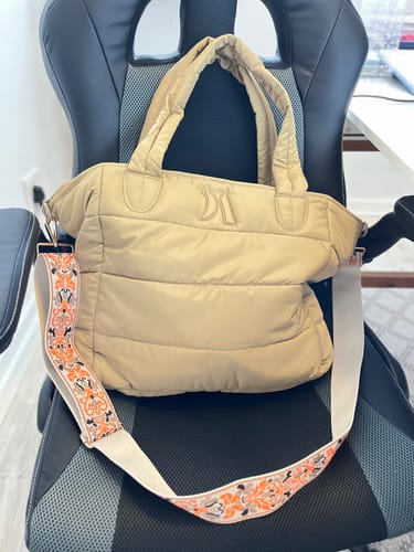 Customer photo review of Puffer Tote Bag