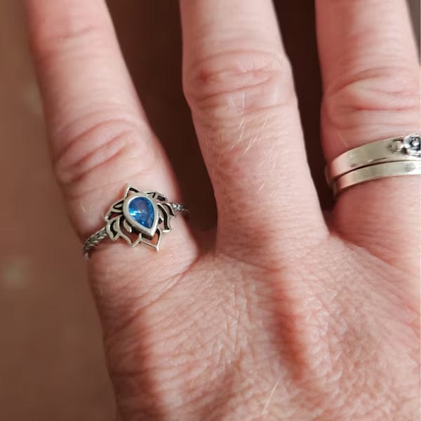Customer photo review of 2026 Begin Again Sterling Silver Lotus Ring