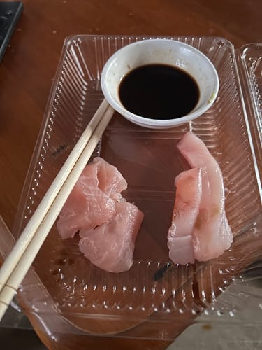 Customer photo review of Fresh Yellowfin Tuna Loin (Sashimi Grade)