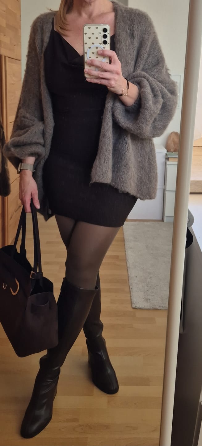 Customer photo review of Ultra Softer Casual Oversized Cardigan