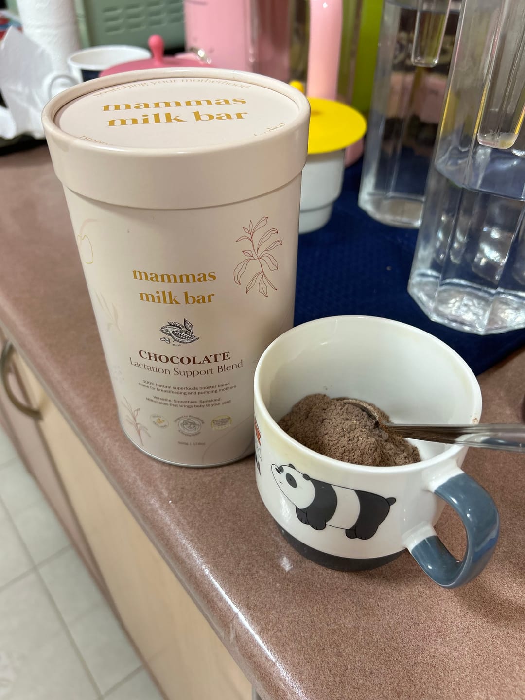 Customer photo review of Chocolate Lactation Blend
