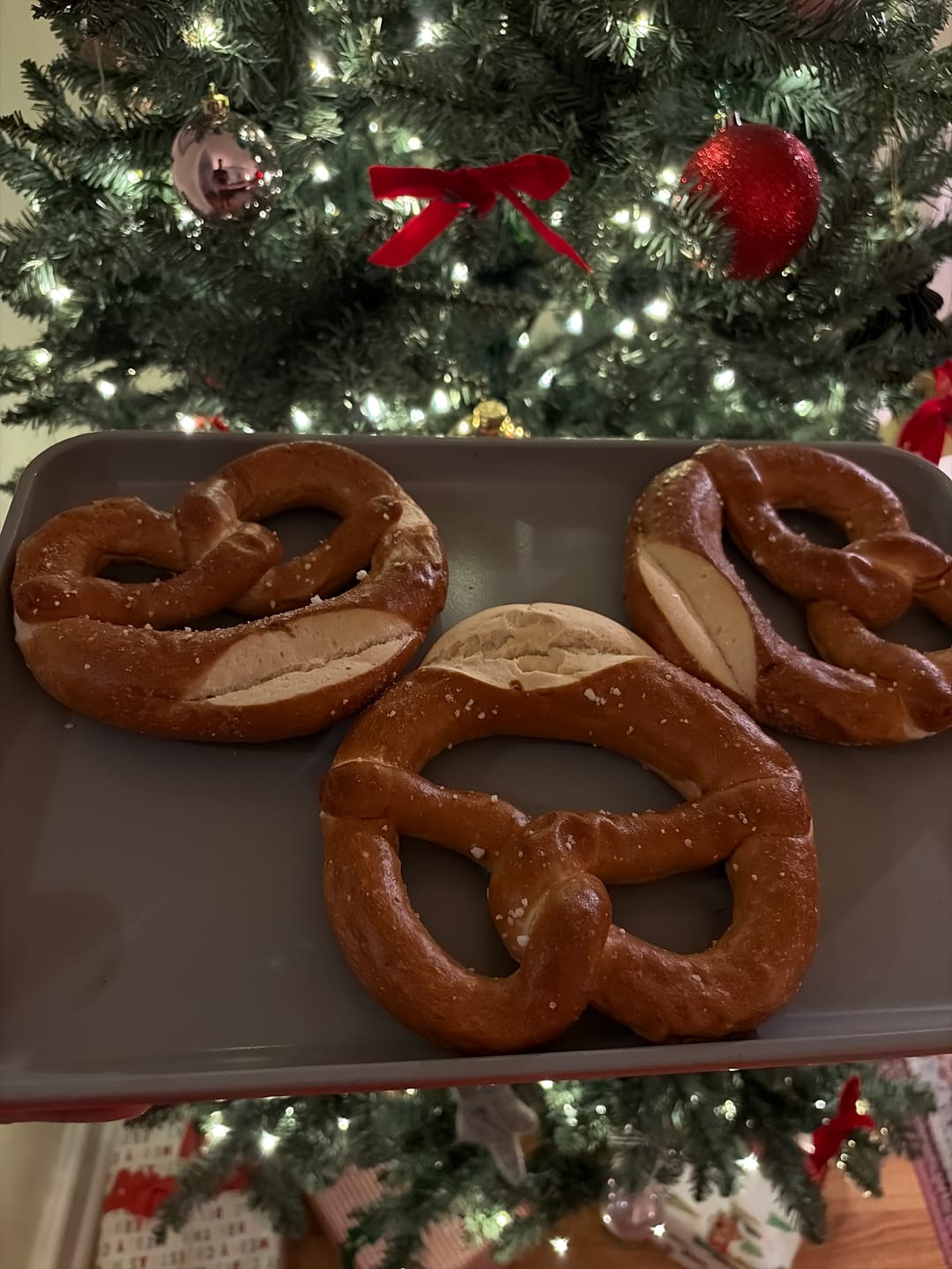 Customer photo review of XL Oktoberfest Pretzels (4 pack)