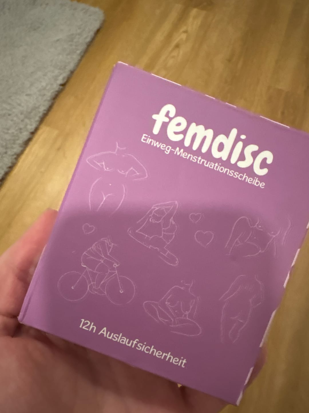 Customer photo review of 🎁 femdisc Einweg-Menstruationsscheibe (100% off)