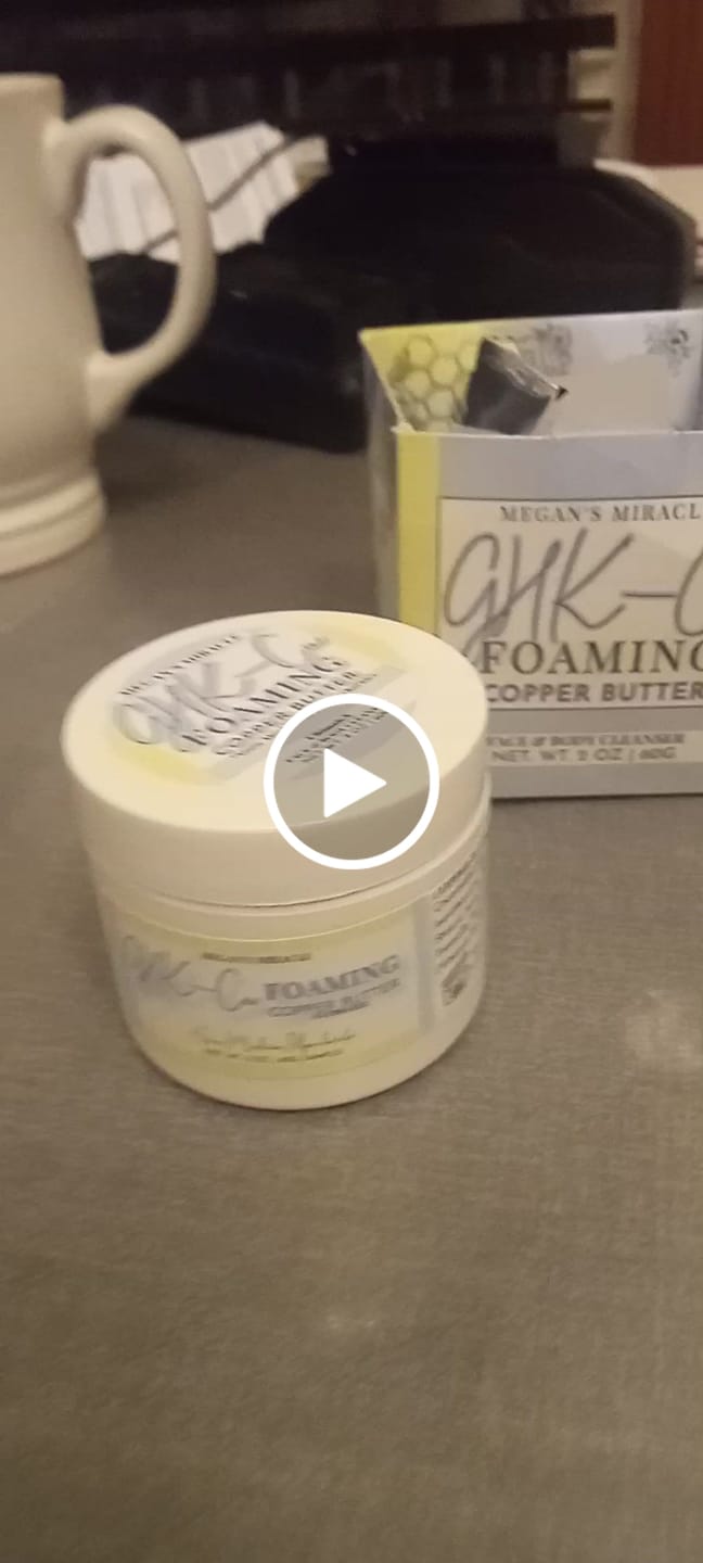 Customer video review of GHK-Cu Foaming Copper Butter