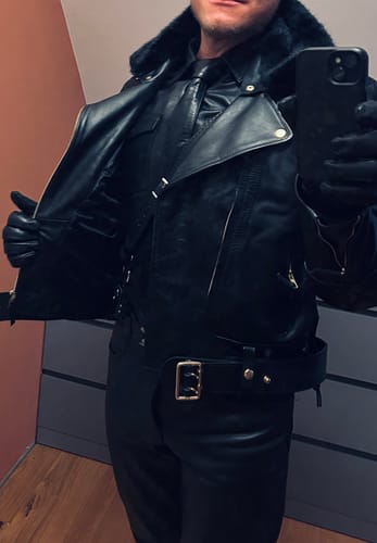 Customer photo review of Leathermen Uniform Jacket