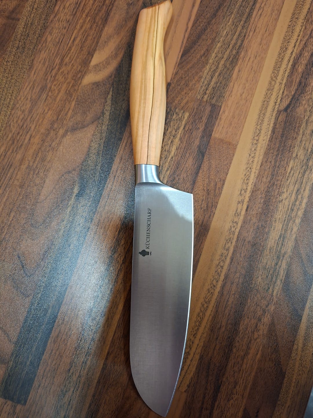 Customer photo review of Küchenscharf Santoku 16 cm (100% Solinger Handwerkskunst)