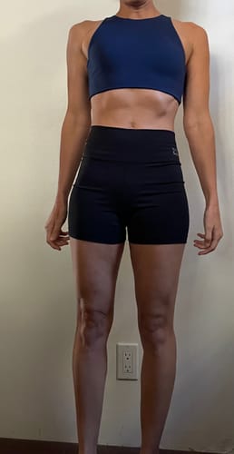 Customer photo review of ESSENCE High Neck Racerback Sports Bra