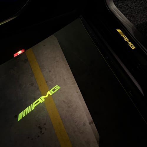 Customer photo review of MERCEDES DOOR LIGHTS