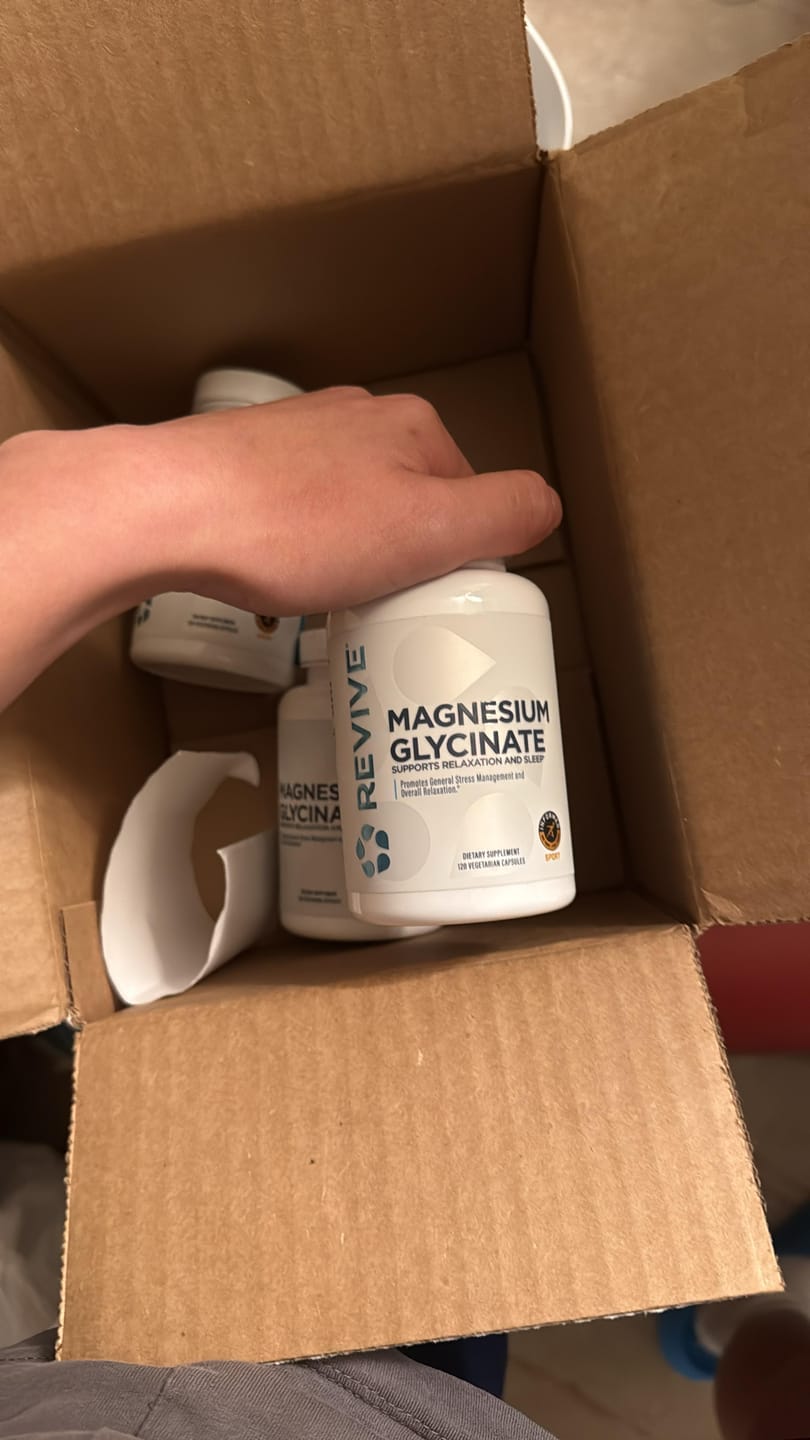Customer photo review of Magnesium Glycinate