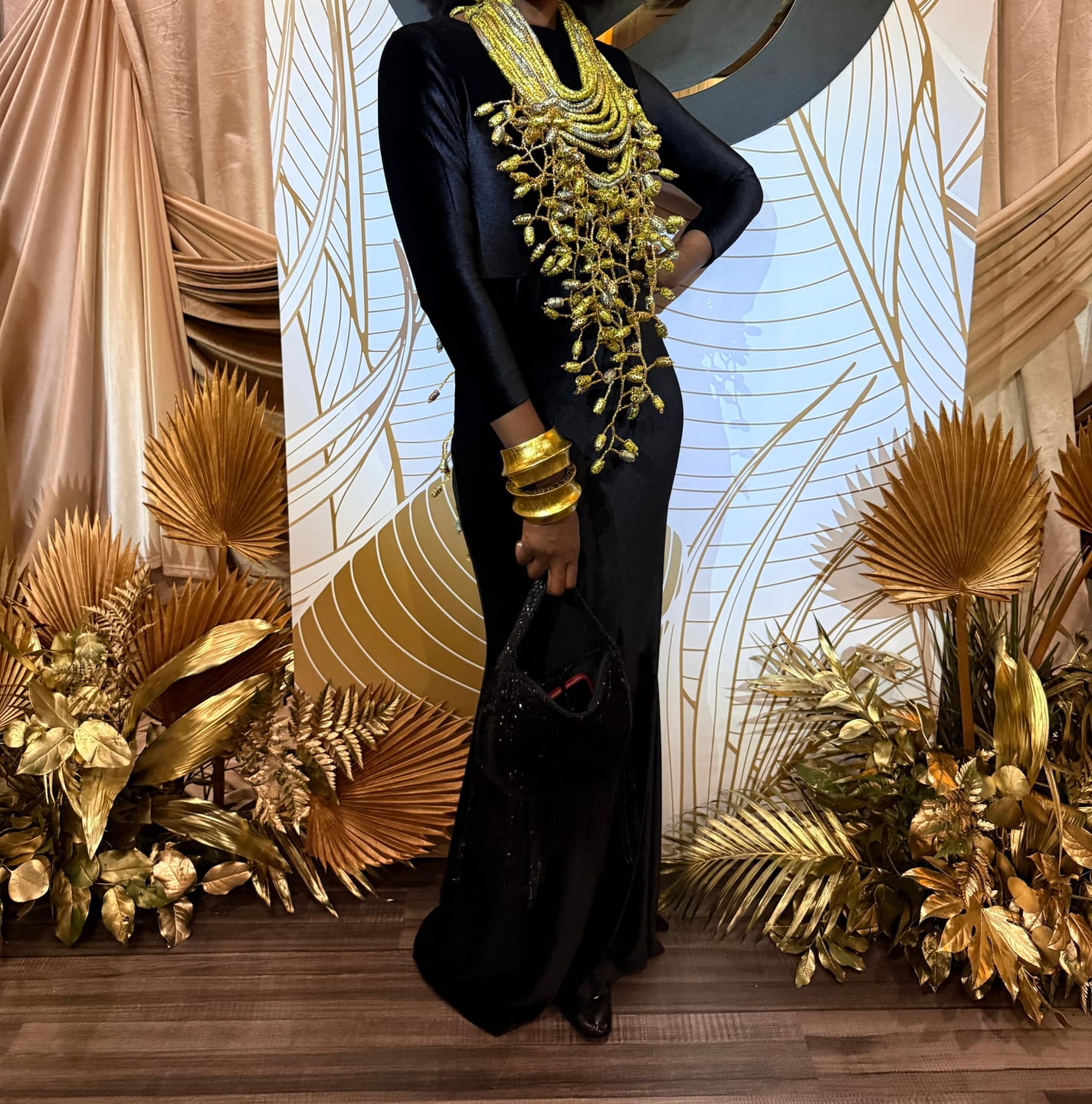 Customer photo review of Heritage Ntoma Kandy branch Statement Necklace