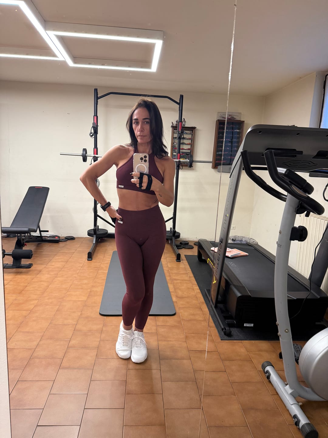 Customer photo review of Leggings Confidence Merlot