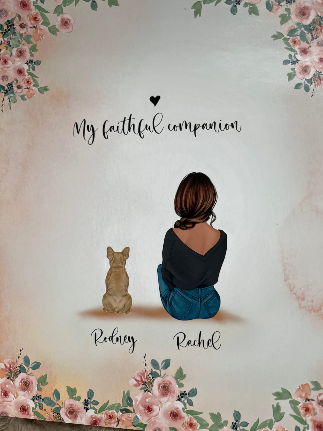 Customer photo review of Dog/Cat Mum - Personalised Poster