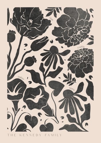 Customer photo review of Modern Family Flower Illustration