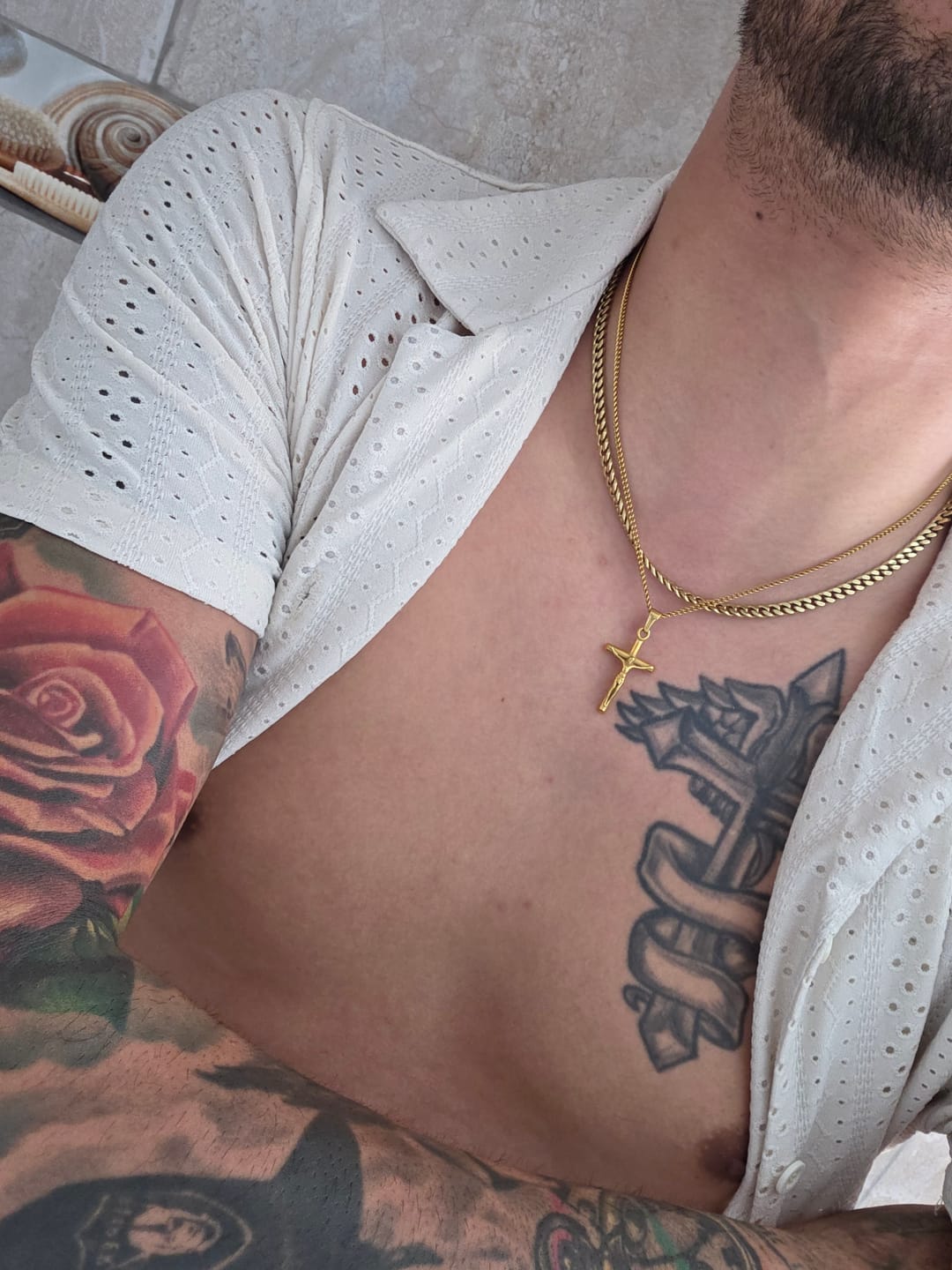 Customer photo review of Cadena Miami Cuban Oro 5mm