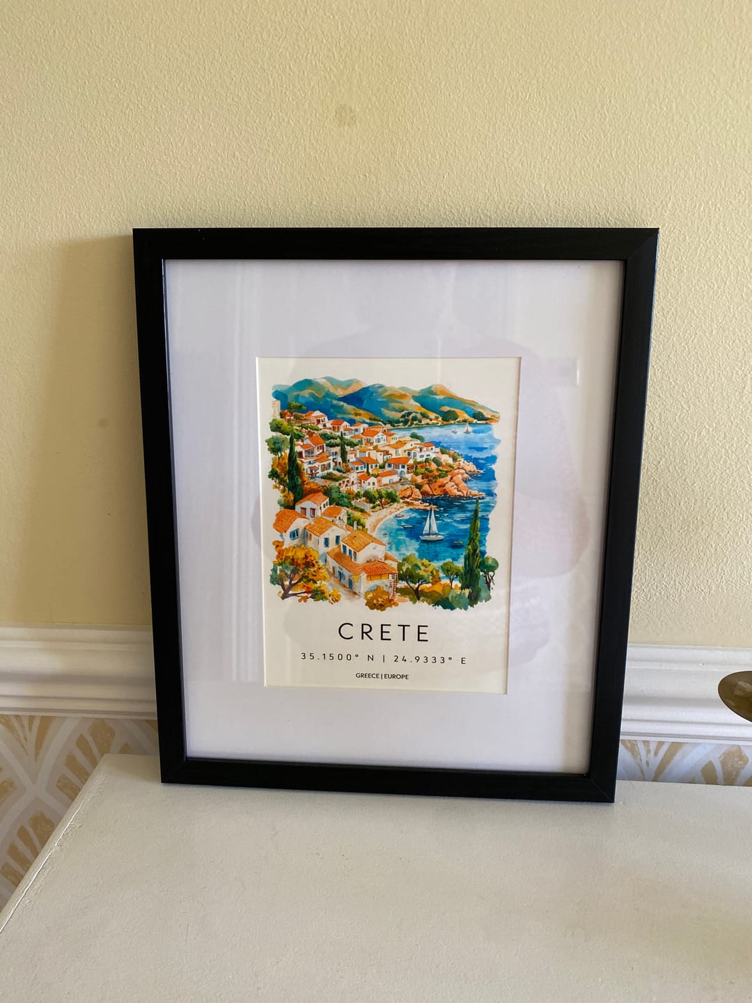 Customer photo review of Crete Watercolor