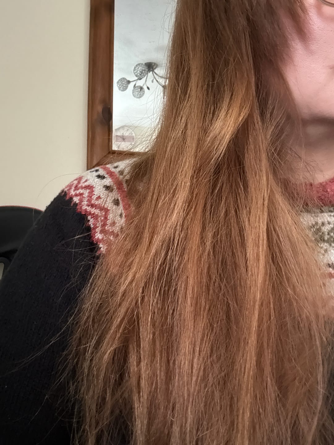 Customer photo review of Argan Oil Hair Treatment 100ml