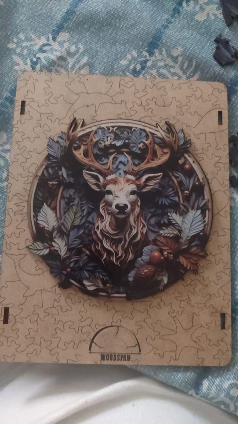 Customer photo review of Geyik V2 - Ahşap Puzzle