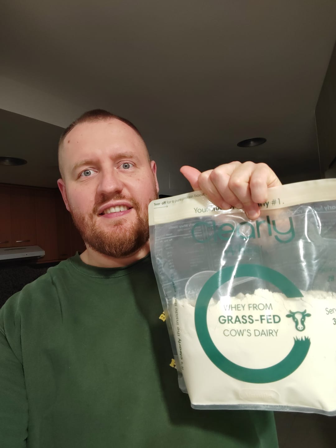 Customer photo review of Grass-fed Whey