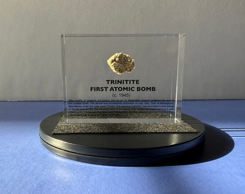 Customer photo review of Trinitite (First Atomic Bomb)