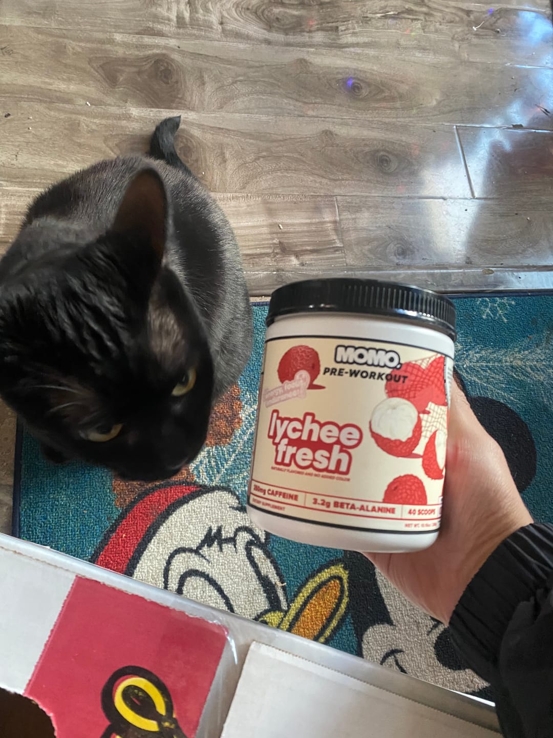 Customer photo review of MOMO® pre-workout | Lychee Fresh | 40 scoops