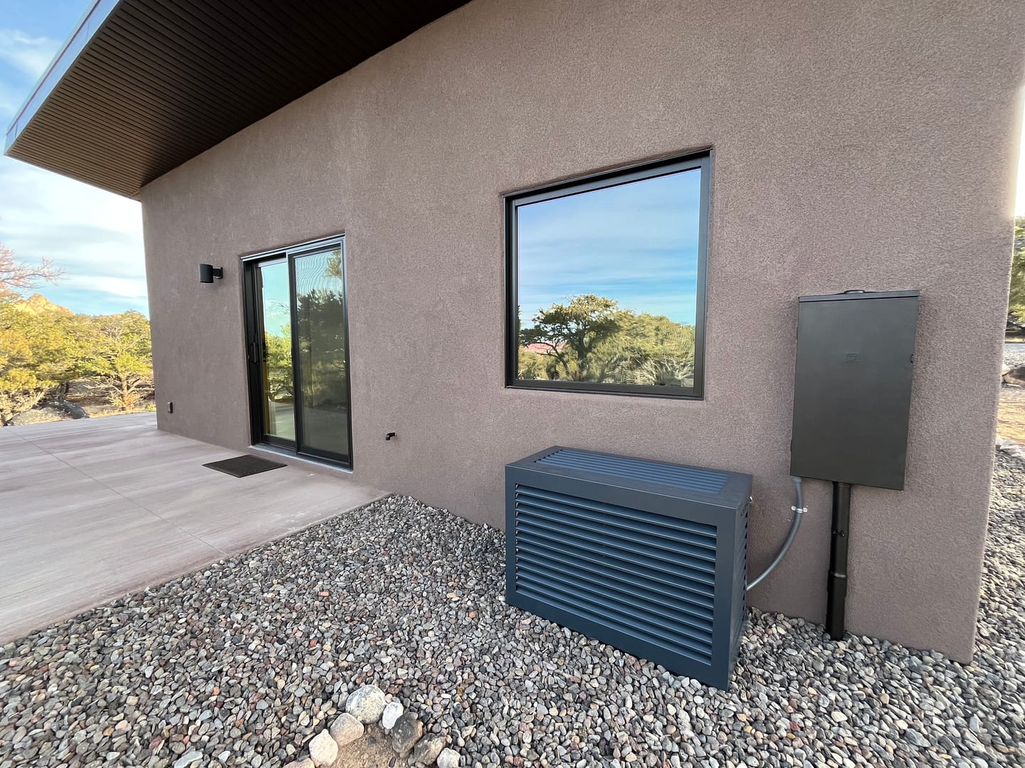 Customer photo review of Mini-Split AC Cover - Black