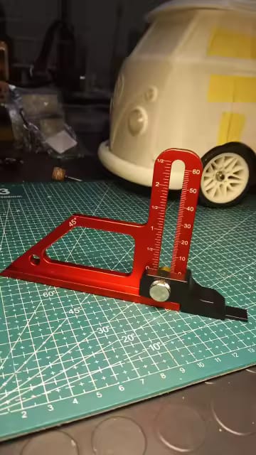 Customer photo review of PROMASTERTOOL™ Adjustable Table Saw Depth Gauge