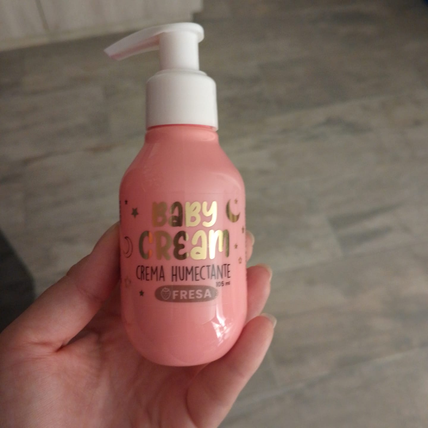 Customer photo review of BABY CREAM FRESA 🍓