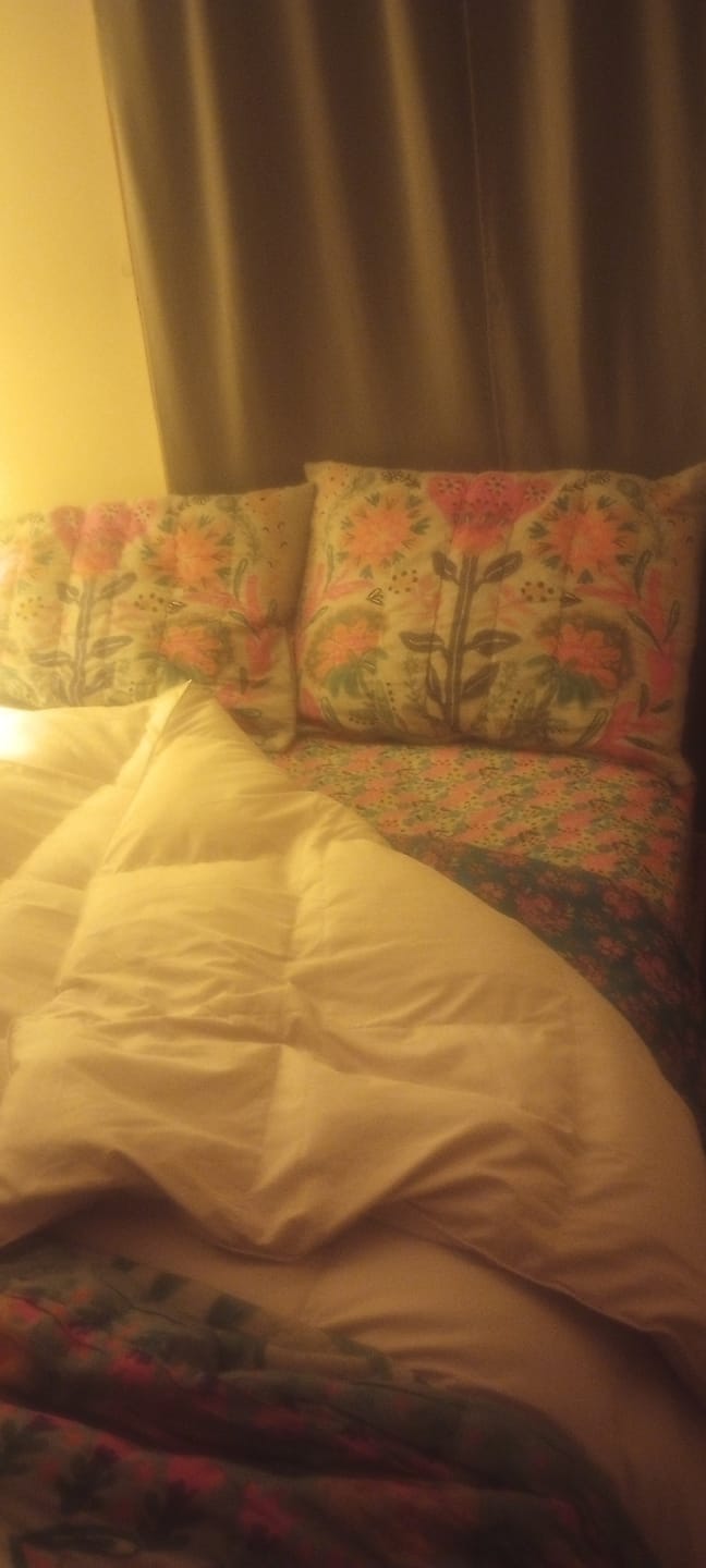 Customer photo review of Organic Cotton Goose Down Comforter