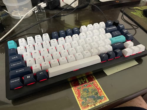Customer photo review of Keychron Q1 Max QMK/VIA 全鋁客製化 無線機械式鍵盤(注音版本)