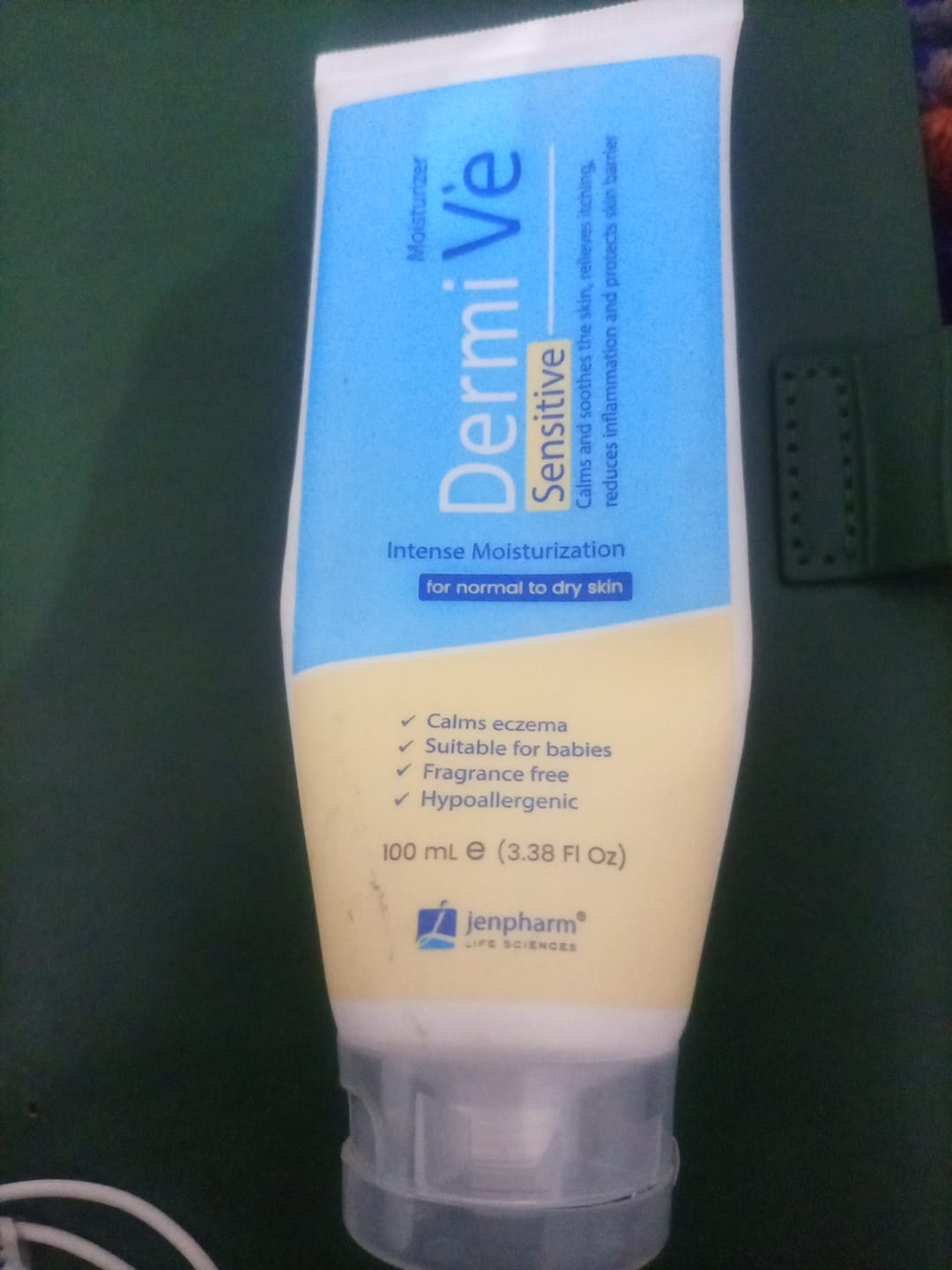 Customer photo review of Dermive Sensitive Moisturizer