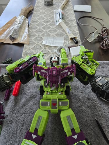 Customer photo review of 【Loose Pack】JB Jinbao OS Combiner Devastator (Oversized GT-01 GT01 Gravity Builder) 6 in 1 Set 45cm / 18"
