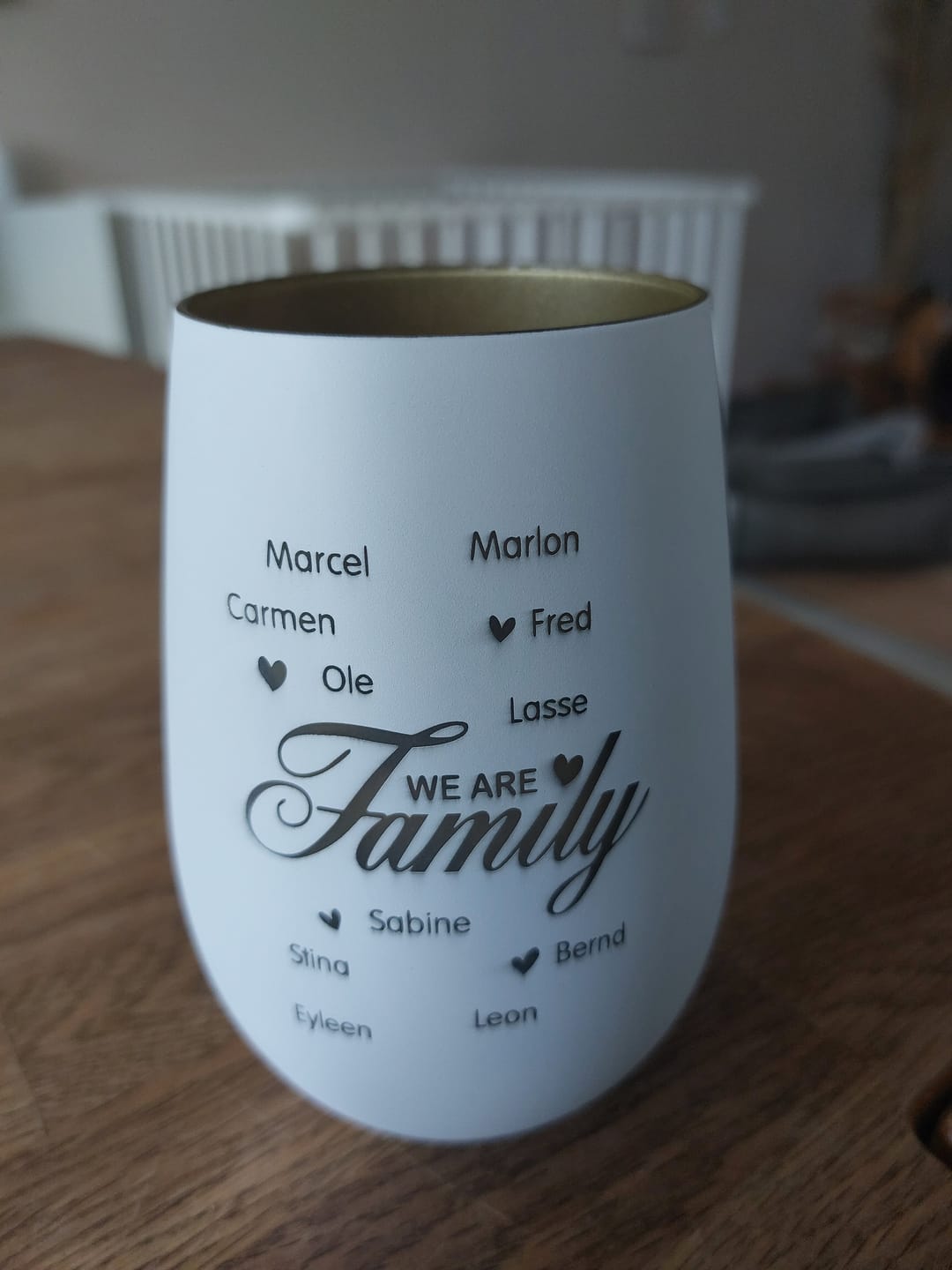 Customer photo review of We are Family - Familien-Windlicht