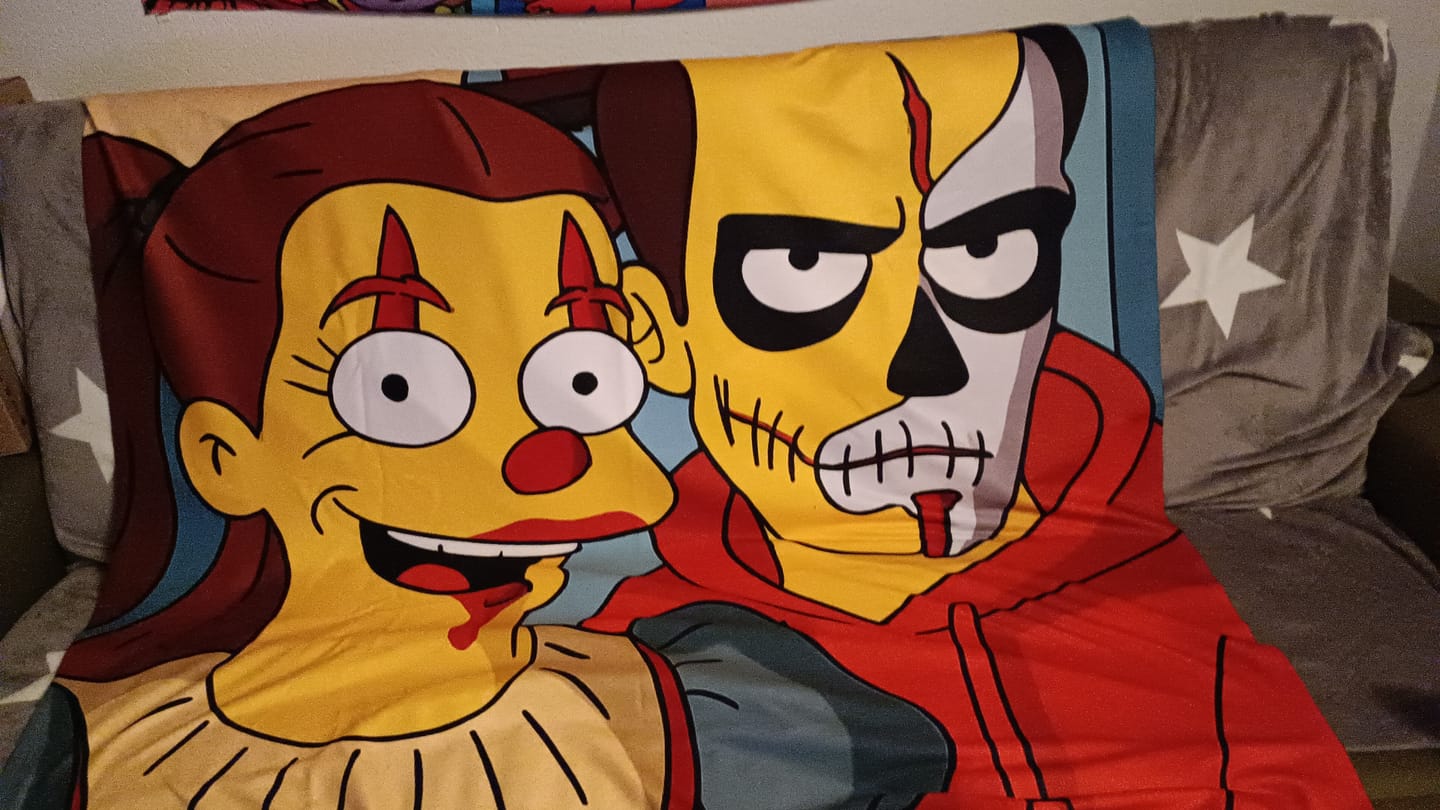Customer photo review of Personalisierte Decke - Portrait im Cartoon-Stil