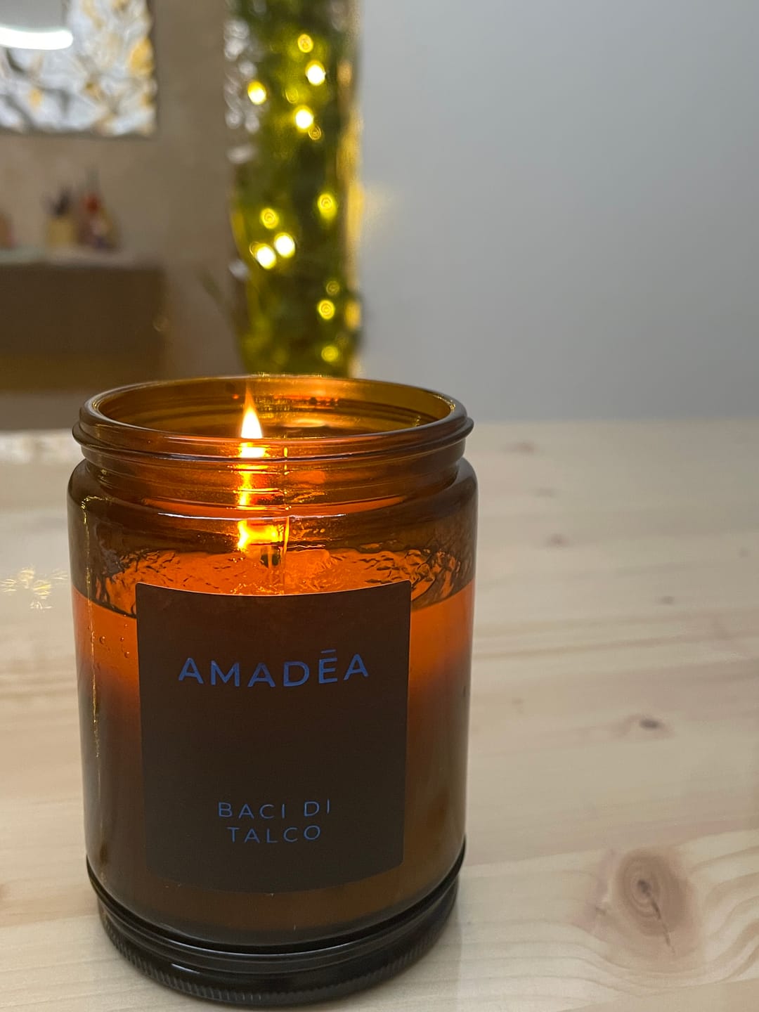 Customer photo review of Profumo "Baci di Talco" igienizzante tessuti e ambienti - Ricarica da 1L