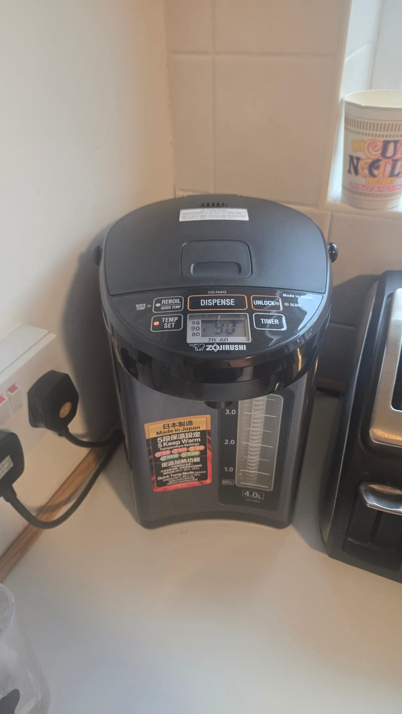 Customer photo review of Zojirushi Electric Thermos Pot | CD‑NAQ Micom Series (4.0L / 5.0L)