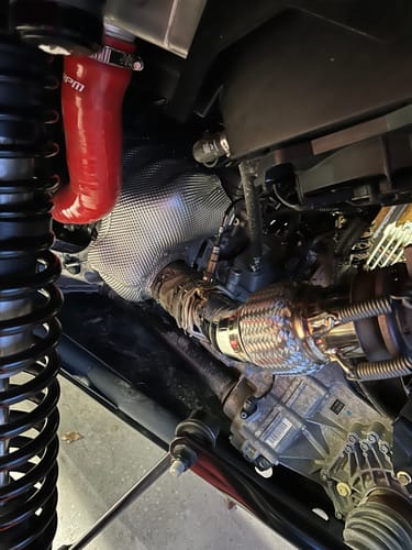 Customer photo review of RPM Exhaust Heat Blanket - Can-Am Maverick R