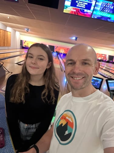 Customer photo review of Mountains&All T-Shirt