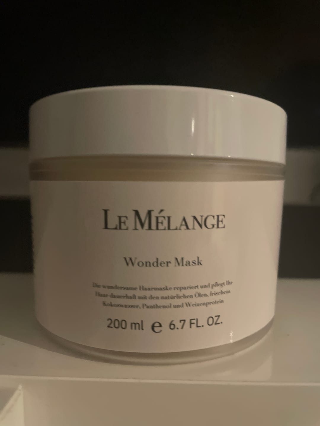 Customer photo review of Le Mélange Haarmaske