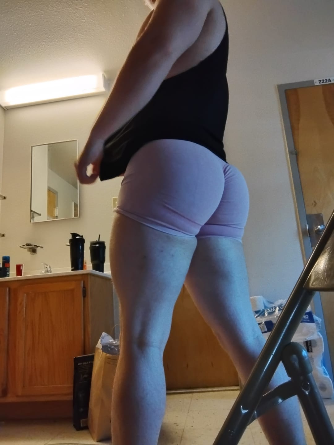 Customer photo review of SoftSculpt Shorts