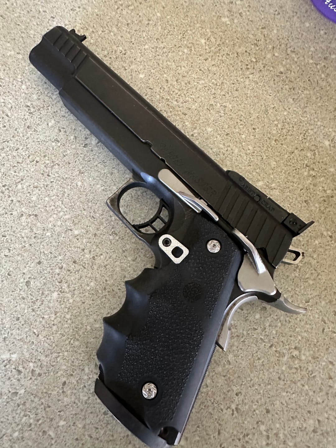 Customer photo review of 1911/2011 Extended Magazine Release | STI, Bul Armory Compatible