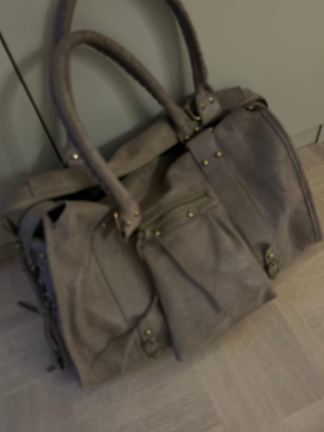 Customer photo review of It girl bag taupe