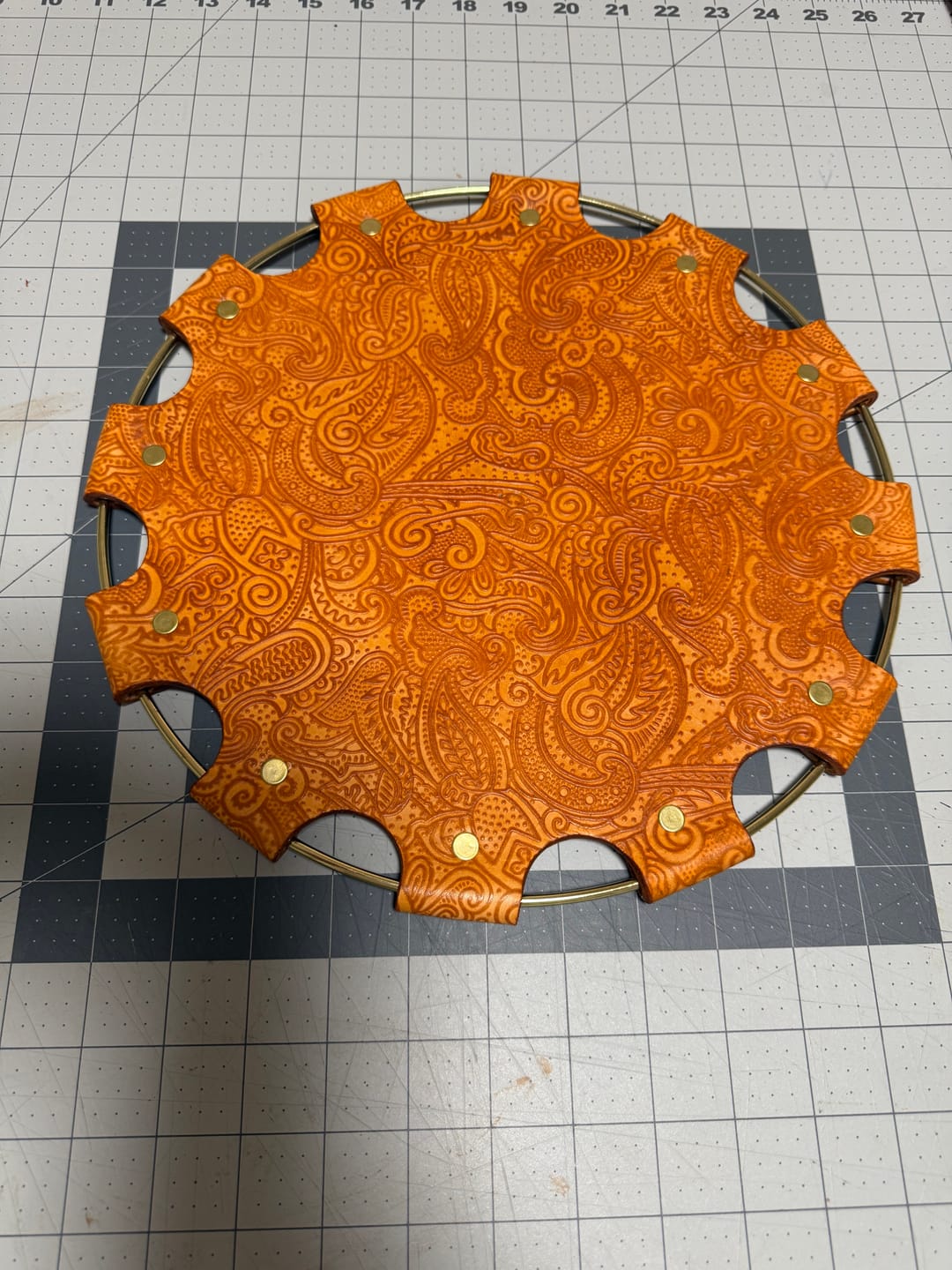 Customer photo review of 15.75" Clock Layout Acrylic Template For 8-16" Clocks