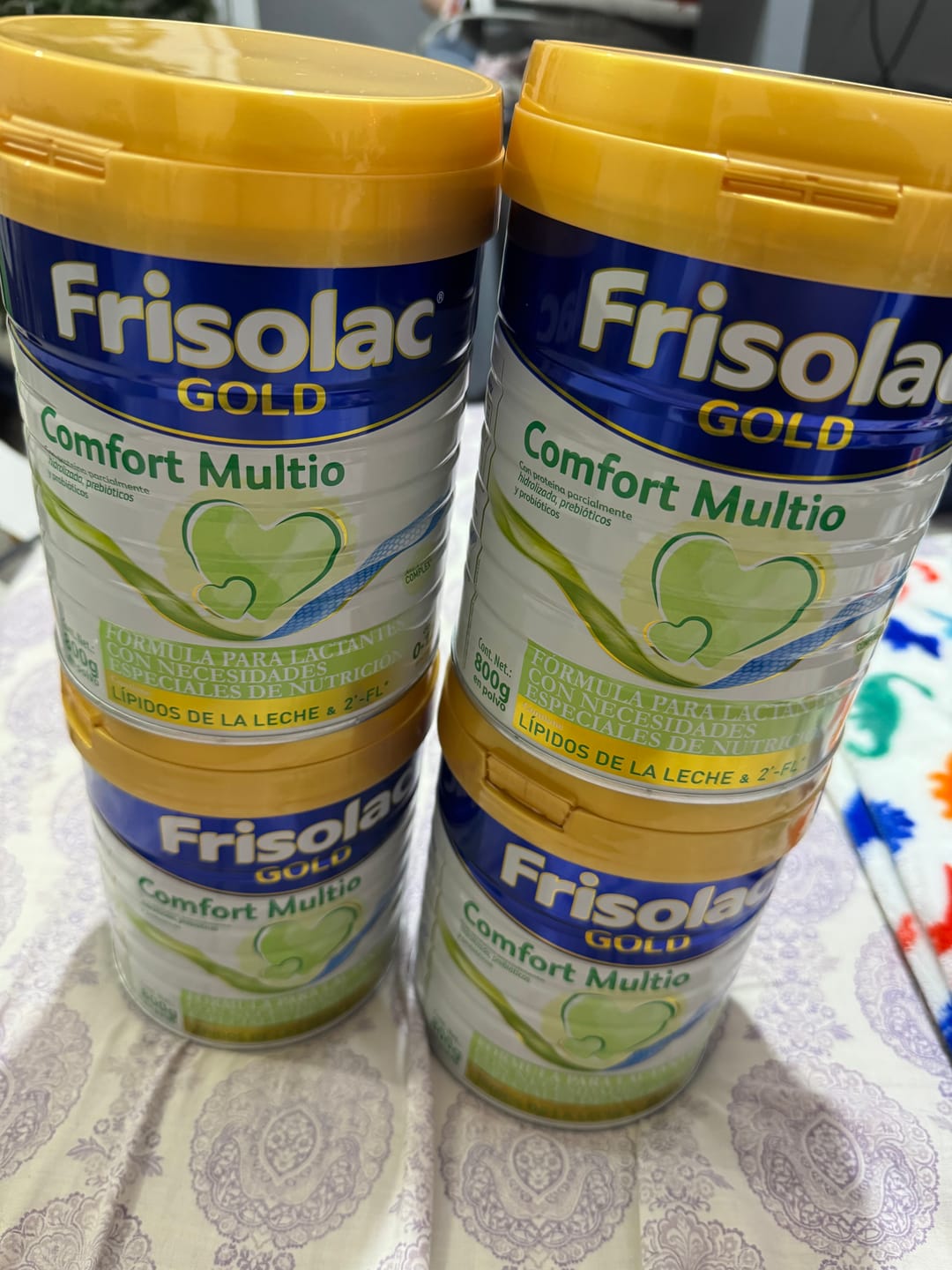 Customer photo review of Frisolac Gold Comfort Multio (0-12 Meses) Pack C/ 1.6 Kg