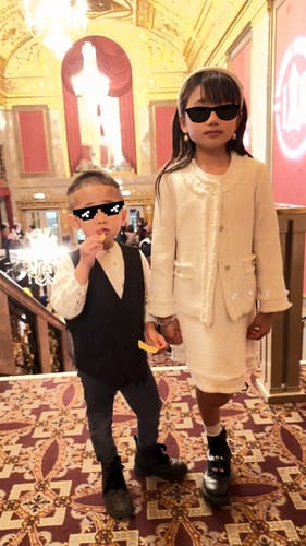 Customer photo review of Kids Suit Vest – Black (3-14 Years) – Classic Fit – Wrinkle-Free