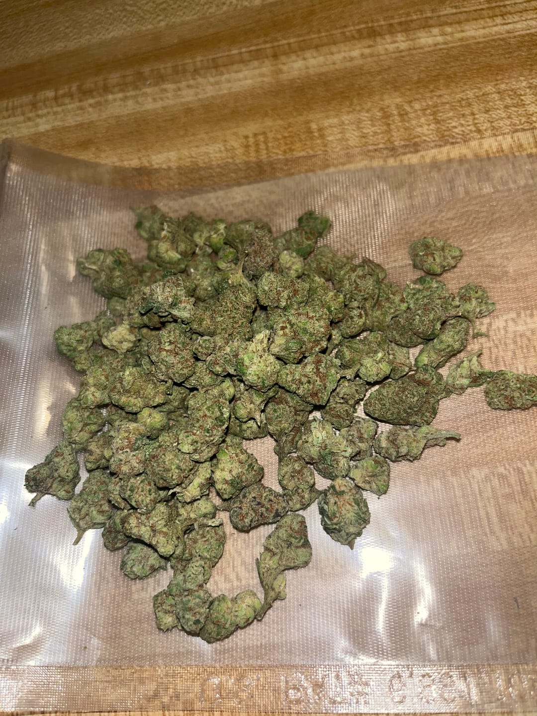 Customer photo review of Wedding Cake - Greenhouse THCA (Smalls)